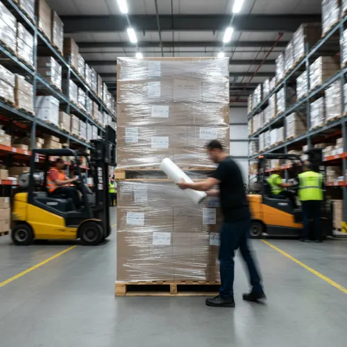 plastik wrap lldpe fleksibel untuk kemasan dan pengemasan barang industri